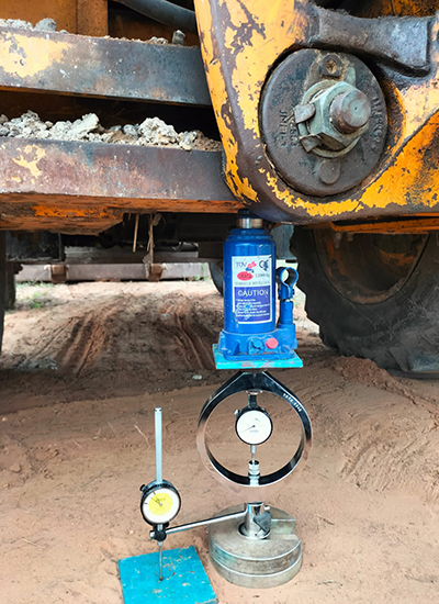 Plate load test